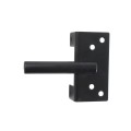 Nationwide 2" Black Aluminum Gate Latch with Extended Lock - SV38308NUA-BK