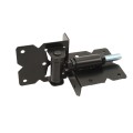 Nationwide 6 1/2" Adjustable Zinc-Plated Non-Self-Closing Narrow to Narrow Gate Hinge Pair (Black) - SV38965-BK