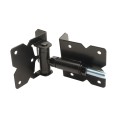 Nationwide 6 1/2" Adjustable Zinc-Plated Non-Self-Closing Narrow to Narrow Gate Hinge Pair (Black) - SV38965-BK