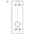 Lockey T Cover 1150 (3" x 8 1/2" Cover Plate) For Use With 1150, 1600 - T-1150