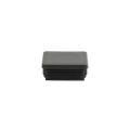 Locinox 2" Square Profile Plug (RAL9005 Black) - TC-5050-9005
