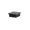 Locinox 2" Square Profile Plug (RAL9005 Black) - TC-5050-9005