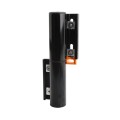 Locinox Tiger Hydraulic Gate Closer with Puma 180° Hinge (165lbs Capacity, RAL9005 Black) - TIGER-9005 (Default)