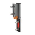 Locinox Tiger Hydraulic Gate Closer with Puma 180° Hinge (165lbs Capacity, Silver) - TIGER-SILV (Default)