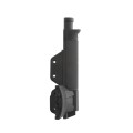 Nationwide Trident 10" Reversible, Adjustable, Lockable Safety Magentic Pool Gate Latch (Black) (Default)