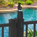 Nationwide Trident Safe Signal Magnetic Alarmed Pool Latch | Black - TRIDENTSS20BK