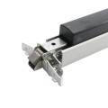 Lockey ED42BL Edge Panic Shield Value Kit (Black) - Shield, Panic Bar, Strike Bracket, Latch Protector, Jamb Stop