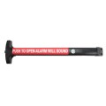 Lockey PS43BW7 Panic Shield Value Kit (Black) - Shield, Black Panic Bar, Strike Bracket