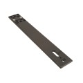 Locinox Venus Adapter Plate for Wall or 2-3/8" Profile Mounting (RAL9005 Black) - VENUS-ADAPTERPLATE-9005