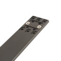 Locinox Venus Adapter Plate for Wall or 2-3/8" Profile Mounting (RAL9005 Black) - VENUS-ADAPTERPLATE-9005
