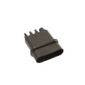 Locinox Venus Adapter Plate for Wall or 2-3/8" Profile Mounting (RAL9005 Black) - VENUS-ADAPTERPLATE-9005