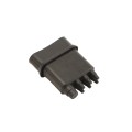 Locinox Venus Adapter Plate for Wall or 2-3/8" Profile Mounting (RAL9005 Black) - VENUS-ADAPTERPLATE-9005