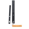 VERA - Battery powered code lock for insert locks for profiles of 1-1/2" or more - VSZ - Keyed to differ - single sided - Black