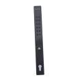 VERA - Battery powered code lock for insert locks for profiles of 1-1/2" or more - VSZ - Keyed to differ - single sided - Black