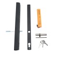 VERA - Battery powered code lock for insert locks for profiles of 1-1/2" or more - VSZ - Keyed to differ - single sided - Black