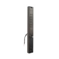 Locinox VERA Double-Sided Battery-Powered Insert Code Lock for 1-1/2"+ Profiles (Black, Keyed Different) - VERA-40-VSZ-2-9005