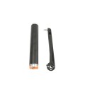 Locinox Verticlose-2 All-Round Heavy Duty Hydraulic Gate Closer for 90° and 180° Hinges (RAL9005 Black) - VERTICLOSE-2-9005