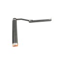 Locinox Verticlose-2 All-Round Heavy Duty Hydraulic Gate Closer for 90° and 180° Hinges (RAL9005 Black) - VERTICLOSE-2-9005