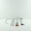 Locinox Verticlose-2 90° or 180° Hydraulic Gate Closer for Wall-Mounted Hinges (330lbs Capacity, Silver) - VERTICLOSE-2-WALL-SILV