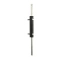 Locinox Surface Mounted Drop Bolt with Aluminum Bolt (RAL9005 Black) Quick-Fix - VSA-K-QF1BL-9005