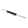 Locinox Surface Mounted Drop Bolt with Aluminum Bolt (RAL9005 Black) Quick-Fix - VSA-K-QF1BL-9005