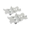 Nationwide Self-Closing Multi-Adjustable Stainless Steel Hinge (White) - WI-6000-MA-SSW (Default)