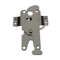 Nationwide Stainless Steel Gate Latch Lockable On Both Sides with Stainless Steel Screws (Black) - WI-6001-SS