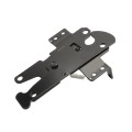 Nationwide Stainless Steel Gate Latch Lockable On Both Sides with Stainless Steel Screws (Black) - WI-6001-SS