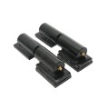 Nationwide 1 1/2" Barrel Hinge with Grease Fitting & 1/2" Offset (Black) - WI-BH-6H-1