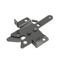 Nationwide Mini Stainless Steel Latch with Stainless Steel Screws (Black) - WI-PLVL-SS