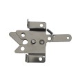Nationwide Mini Stainless Steel Latch with Stainless Steel Screws (Black) - WI-PLVL-SS