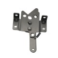 Nationwide Mini Stainless Steel Latch with Stainless Steel Screws (Black) - WI-PLVL-SS