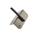 Nationwide Mini Stainless Steel Latch with Stainless Steel Screws (Black) - WI-PLVL-SS