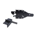 Nationwide Stainless Steel Residential Paddle Latch (Black) - WI-RPL-SS 