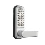 Lockey 285P Series Mechanical Keyless Lever Lock With Passage Function (Satin Nickel) - 285P-SN