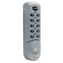 Lockey EC780 Standard Digital Cabinet Lock with Keypad Access - Silver (Vertical)