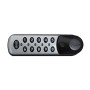 Lockey EC781 Series Digital Electronic Cabinet Lock For Wet or Chlorinated Areas (Silver, Left-Handed Orientation) - EC781-S-L