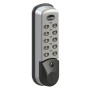 Lockey EC781 Series Digital Electronic Cabinet Lock For Wet or Chlorinated Areas (Silver, Vertical Orientation) - EC781-S-V