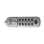 Lockey EC784 Slim Flush Mount Digital Cabinet Lock with Keypad - Silver (Right-Handed)