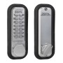 Lockey 2210 Series Keyless Deadbolt Mechanical Lock (Bright Chrome, Single Combination) - 2210-BC-SC