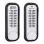 Lockey 2210KO Keyless Surface Mount Double Combination Deadbolt Lock with Key Override - White