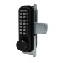 Lockey 2900 Mechanical Keyless Deadbolt for Narrow Stile Doors - Oil Rubbed Bronze