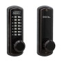Lockey 3830 Mechanical Keyless Knob Deadbolt Lock with Adjustable Latch - Oil Rubbed Bronze