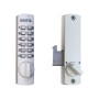 Lockey C150 Keyless Mechanical Hook Bolt for Cabinets and Lockers - White