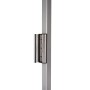 Locinox Adjustable Stainless Steel Keep for 1-1/2" Square Profiles (RAL 9010 Pure White) - SAKLQF2-9010
