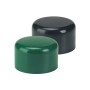 Locinox 1-7/8" Round Profile Cap (RAL9005 Black) - TCR-48-9005