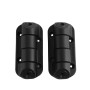 Nationwide Cornerstone 2 Self-Closing Non-Adjustable Nylon Gate Hinge Pair with 410 Stainless Steel Self-Drilling Screws (Black) - C2H100N-4D-BK