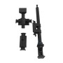 Nationwide Zip-Latch 20" Top Pull Heavy-Duty Gravity Latch for Chain Link Fence Pool Gates (Black)