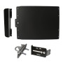Lockey ED40B Edge Panic Shield Value Kit (Black) - Shield, Strike Bracket, Latch Protector, Jamb Stop