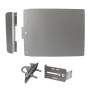 Lockey ED40S Edge Panic Shield Value Kit (Silver) - Shield, Strike Bracket, Latch Protector, Jamb Stop